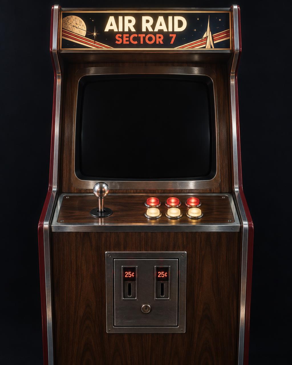 Air Raid: Sector 7 simulator cabinet