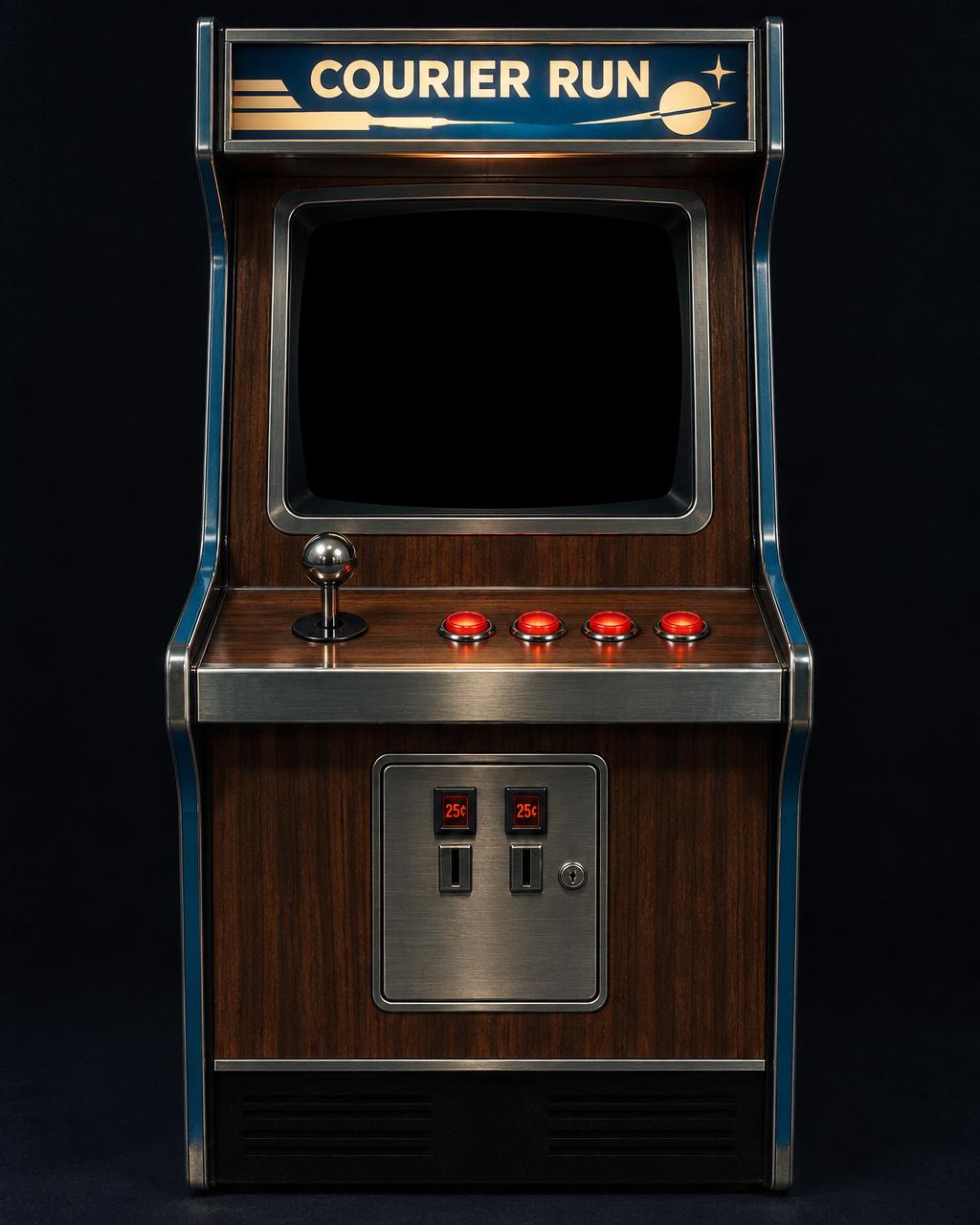 Courier Run simulator cabinet